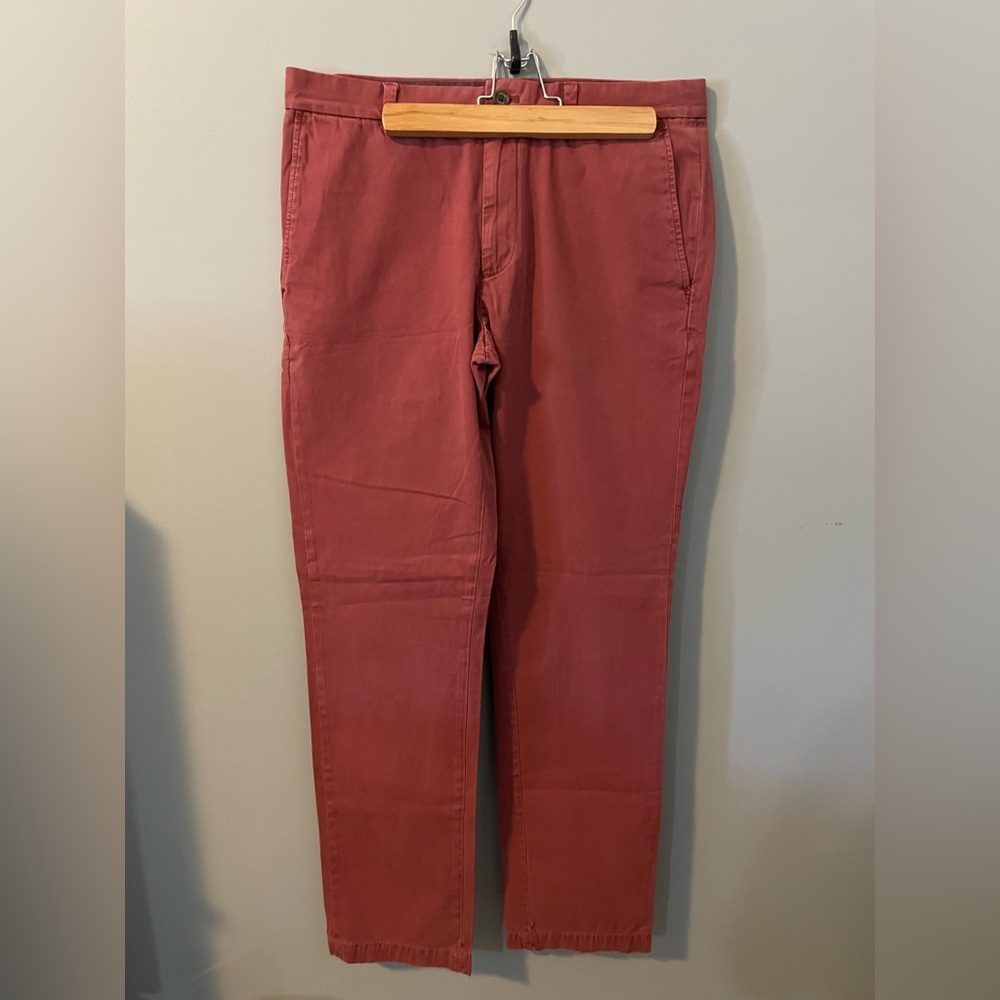 Banana Republic Rust Red Aiden Chino Pants
